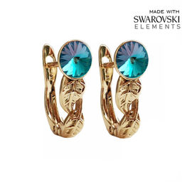 Серьги с кристаллами Swarovski