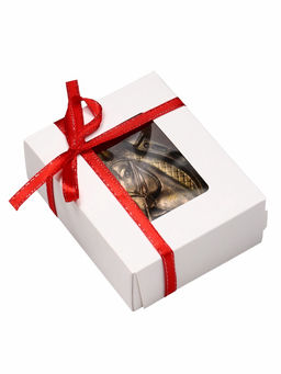 Шоколадная фигурка Подкова с лошадью, кондитерская глазурь, 80 г