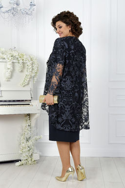 Платье Ninele 7431-Р темно-синий - Mira fashion фото 897