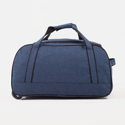 Сумка дорожная на колёсах, отдел на молнии, наружный карман, цвет синий - Simaland фото 2