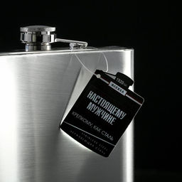 Фляга, нержавеющая сталь, 1920 мл, серебристая
