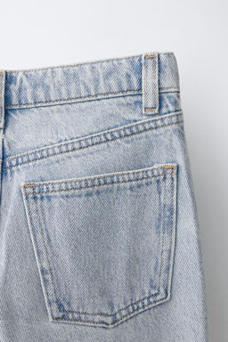 JEANS STRAIGHT FLORES BORDADAS / Azul - Zara фото 5