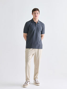 Polo Yaka K?sa Kollu Pike Erkek Ti??rt