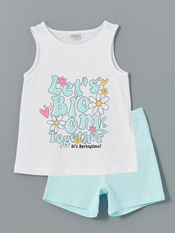 Bisiklet Yaka K?z ?ocuk Atlet ve ?ort