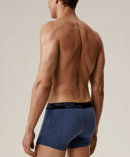 ATLANTIC 3MH-226 Трусы шорты Melange - набор 3 шт. зеленый меланж + винный меланж + голубой меланж фото 3