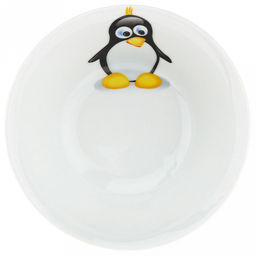 Салатник фарфоровый Пингвинчики 360мл, д14,5см, h5см, форма Идиллия (Беларусь) - Домашняя мода фото 2