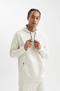 DeFactoFit Спортивная толстовка стандартного кроя с капюшоном для подводного плавания