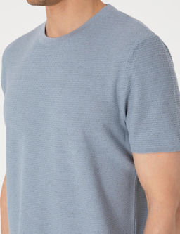 Mavi Slim Fit Keten Kar___ml_ Triko Ti__rt - Pierre cardin фото 7