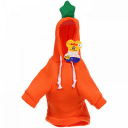 Кофта-толстовка для собаки "Wonderful style-Морковка" с капюшоном, размер 2XL (62*45*26см) Ultramarine