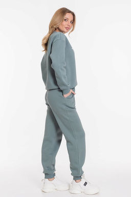 Костюм М324185Па серо-зеленый - Елена фото 4