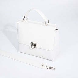 Сумка женская TEXTURA, мессенджер, средний размер, цвет белый  фото 7