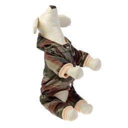 Комбинезон зимний для животных Камуфляж, XS (ДС 18-20, ОГ 30-32 см, ОШ 24 см), микс - Пижон фото 4