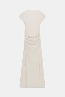 VESTIDO MIDI DRAPEADO / Arena - Zara фото 6