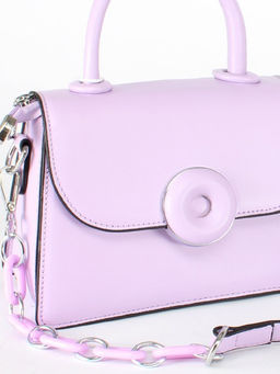 Сумка женская искусственная кожа Ch&K-8618, 1отд, 2плеч/рем, сирень SALE 255091 - Adelia фото 9
