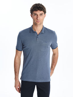 Polo Yaka Merserize G?r?n?ml? Erkek Ti??rt