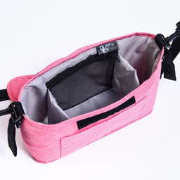 Сумка-органайзер для коляски, цвет розовый - Simaland фото 4