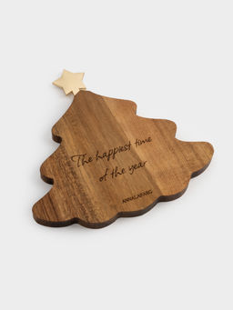 Набор для сыра, 2 пр, доска-блюдо, дерево/сталь, Елка со звездой, Timber - Anna lafarg фото 3