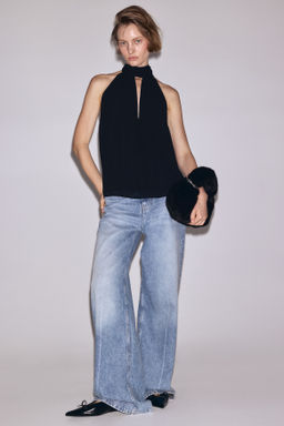 Top con cuello fular - H&m фото 7