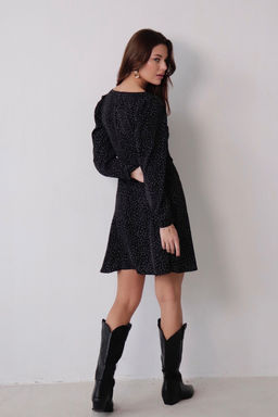 Платье с вырезом каре отрезное по талии - Martichelli фото 24