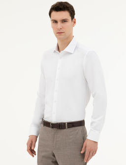 Рубашка Slim Fit белая