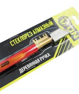 Цена за 2 шт. Стеклорез алмазный, деревянная ручка ON 09-03-001