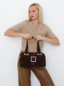 Сумка 0873CF coffee Polina&Eiterou