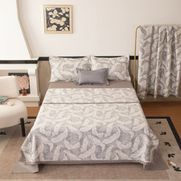 Комплект постельного белья на резинке Сатин Aurora Veil с Покрывалом AVR008 180*200*25;160*200*25;140*200*25 Евро - Ситрейд фото 8