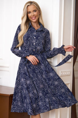 Платье Open Style 7025 синий