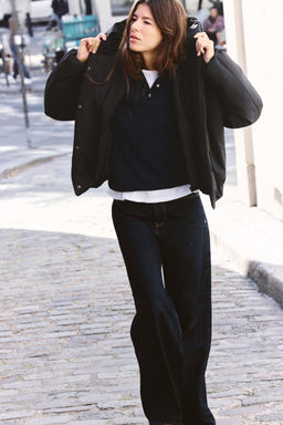 HOODED PUFFER JACKET