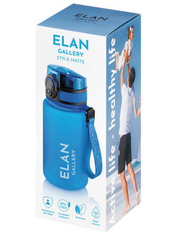 Бутылка для воды 350 мл 6,8*6,8*17 см "Style Matte" небесная