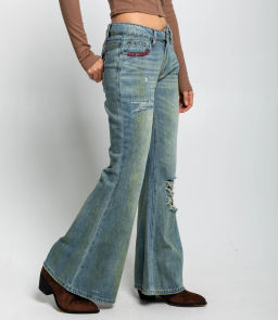 Джинсы #КТ3239, голубой - Dommod фото 3