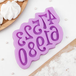 Молд Цифры, силикон, 15?10 см, МИКС - Simaland фото 5