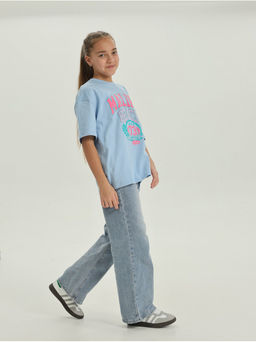 Футболка Малибу голубой Девочка - София фото 6
