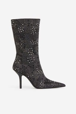 Botas de tacon con strass - H&m фото 5