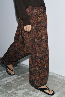 ZW COLLECTION PAISLEY TROUSERS - Zara фото 5