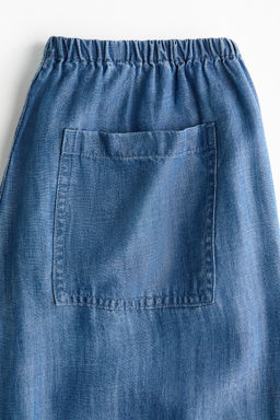 Pantal?n denim con cord?n de ajuste - H&m фото 3