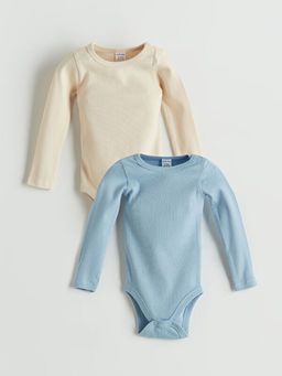 Basic Erkek Bebek ??t??tl? Body 2li