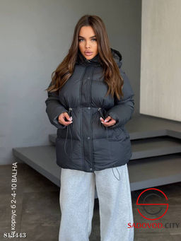 Куртка с капюшоном и регулируемой талией - Bruno фото 3