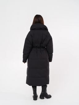 Пальто зимнее женское, черное - Inzibe фото 7