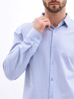 Рубашка трикотажная мужская GREG SK201/131/3929/ZN/1p  фото 2