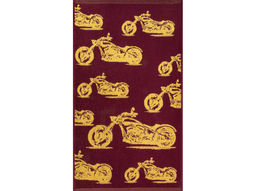 Полотенце махровое 6с103.412ж1 Мото-паттерн(кр.дерево1) 50х90см