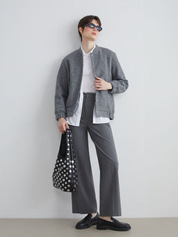 Dik Yaka Kad?n Ka?e Ceket