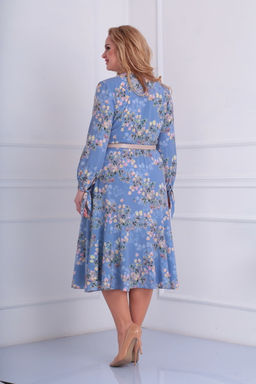 Платье AMORI 9542 голубой  фото 2