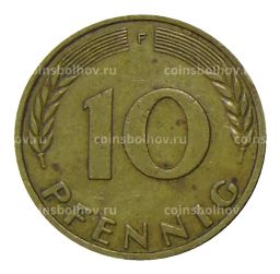 10 пфеннигов 1966 года F Германия