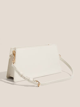 Женская сумка на плечо LOVE MOSCHINO SMART DAILY BAG Артикул 4561315, молочно-белый  фото 3
