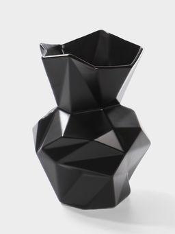 Ваза настольная керамика "Анхель" 20х12 см, чёрный