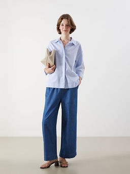 ?izgili Dantel Detayl? Kad?n G?mlek