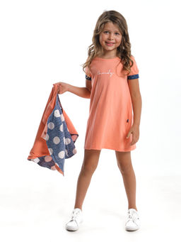 Платье для девочки UD 2885 персик - Mini maxi фото 5