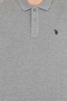 Мужской серый меланжевый базовый свитшот Неожиданная скидка в корзине - U.s. polo assn фото 6