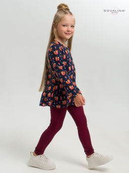 Костюм Алиса лисята на синем-марсала - Sovalina фото 19